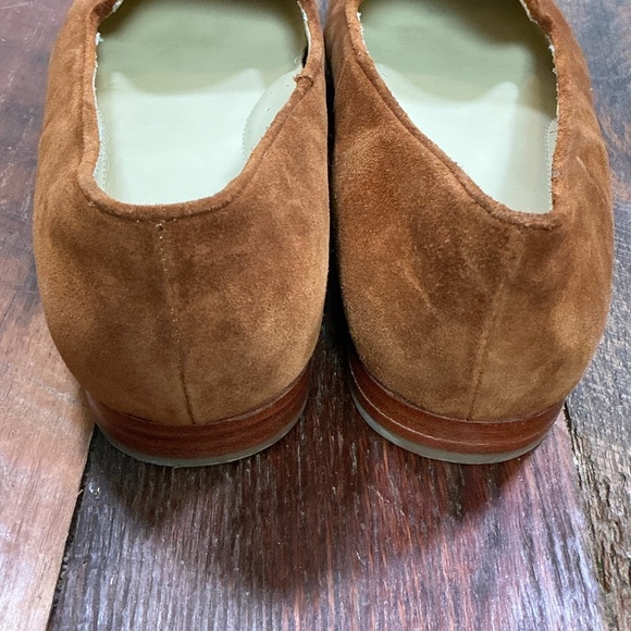 Nisolo Brown Suede Smoking Loafers Handmade in Peru Women’s Size 10 - Picture 11 of 11